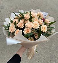 Букет Кремовые розы Латте в Брянске